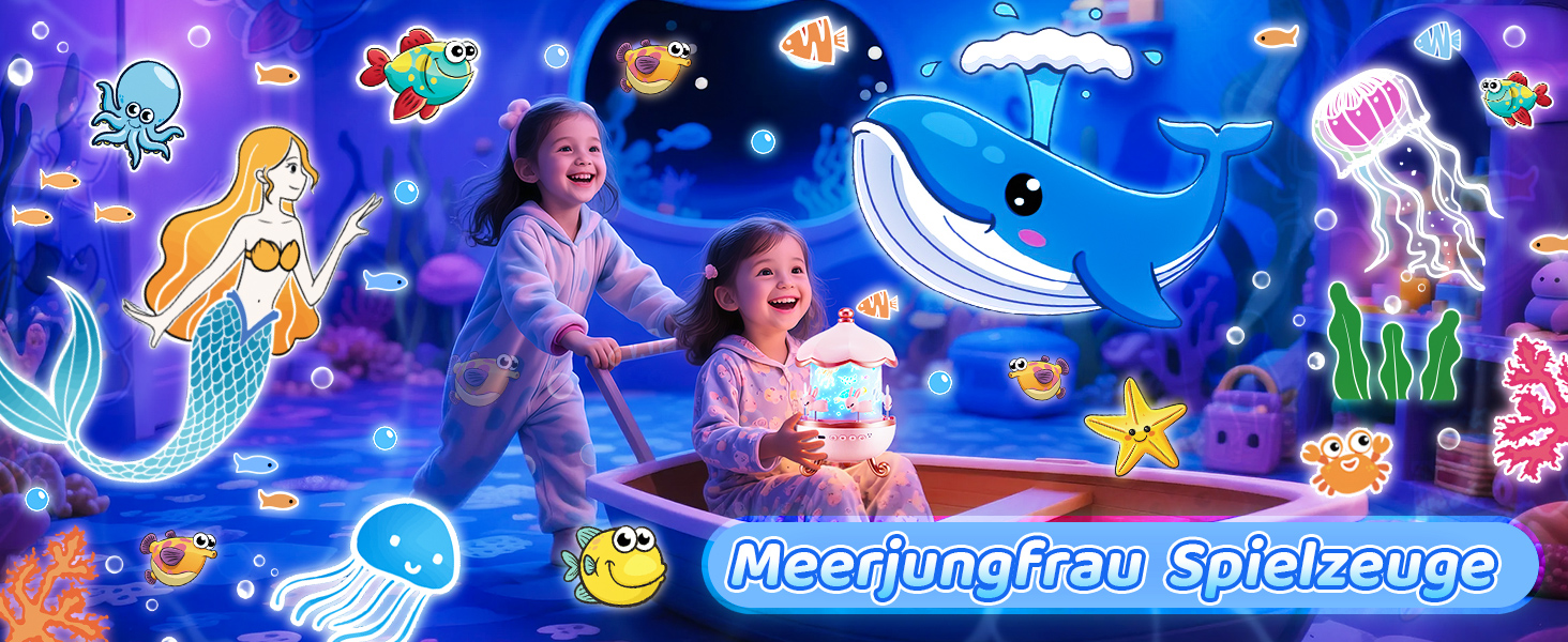 Дитячий нічник-проектор One Fire у формі єдинорога: 15 фільмів, 15 варіантів білого шуму, дистанційне керування, акумулятор 1200mAh, обертання 360°, подарунок для дівчаток 3-12 років