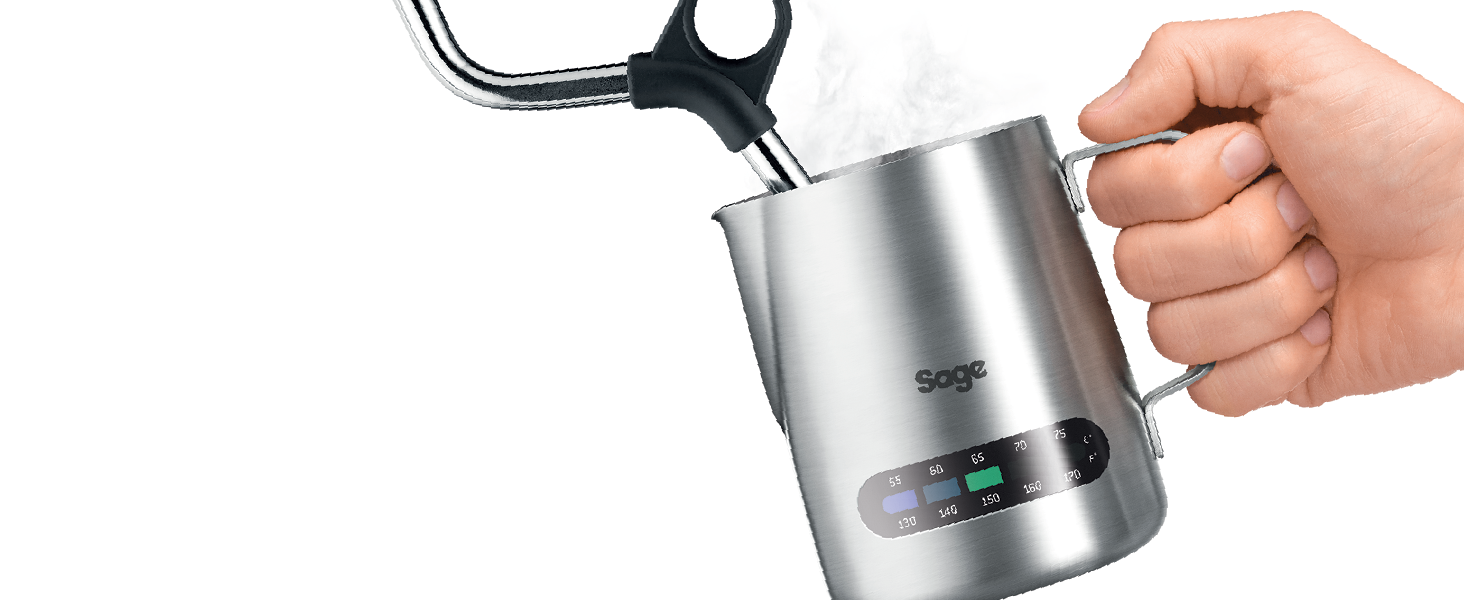 Кавомашина Sage The Barista Express з вбудованим млином та капучинатором – чорний трюфель