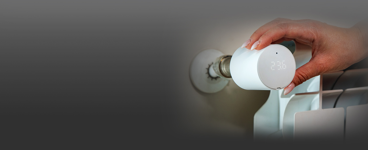 Shelly Blu TRV (2 шт.) + Shelly Blu Gateway Gen3: Розумний терморегулятор Bluetooth/Zigbee, точне регулювання температури, сумісний з Alexa та Google Home