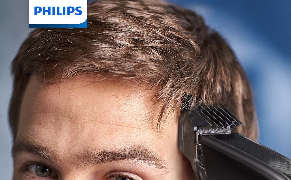 Машинка для стрижки волосся Philips Series 7000 HC7650/15 з технологією Trim-n-Flow, 28 насадок