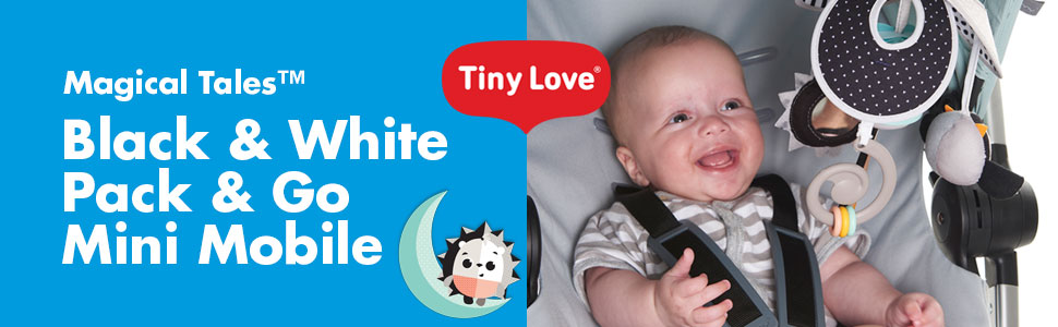 Мініатюрний мобільний телефон Tiny Love Mini для немовлят з великим затискачем для подорожей, з 4 ігровими можливостями, яким можна користуватися з народження, 3333111341 (чарівні казки)