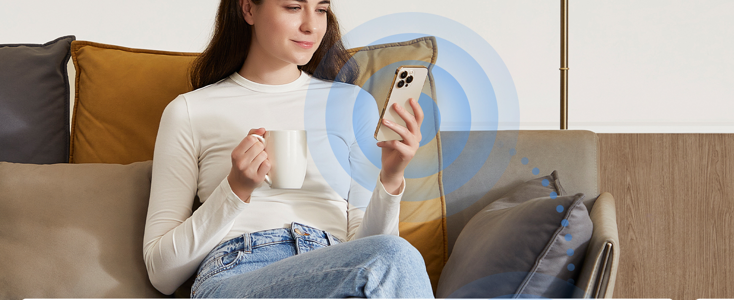 Зволожувач повітря Levoit Smart для спальні та дитячої кімнати, 3 л, кремовий. З сенсором вологості, тихий (20 дБ), з обертовою насадкою 360° для рослин.