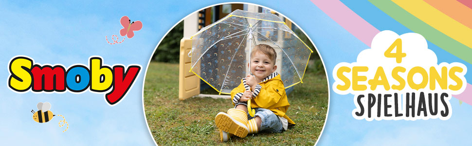 Дитячий будиночок Smoby Life 4 Сезони 103x122x143 см - для ігор та навчання про погоду та пори року, від 2 років