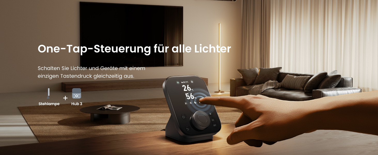 SwitchBot Matter Підлоговий світильник для вітальні та спальні, RGBWW, димування, Apple Home, Alexa, Google Home, керування через APP, музичні та сценні режими, чорний