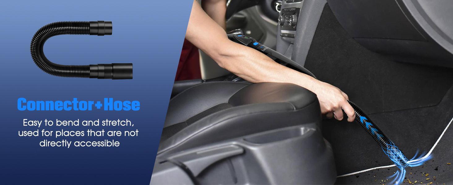 Акумуляторний ручний пилосос LanBlu для авто та дому, 25000Па, 120Вт, з LED-підсвіткою, зарядною станцією та мийним HEPA-фільтром, для вологого та сухого прибирання