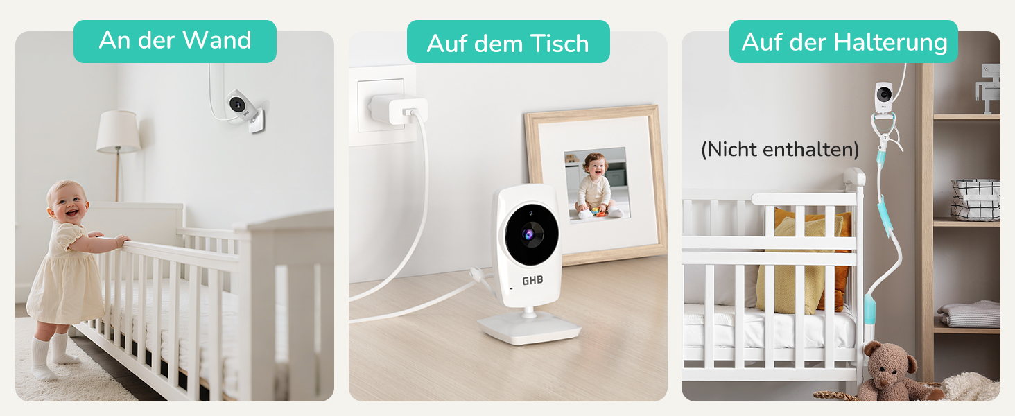 Відеоняня GHB з камерою та LCD-екраном 3.2