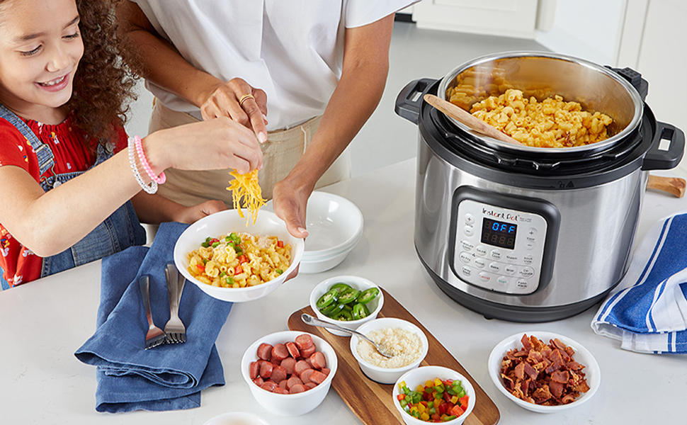 Instant Pot Duo Crisp 5.7L – мультикухня 11-в-1: мультиварка, фритюрниця, скороварка, пароварка, гриль, су-від