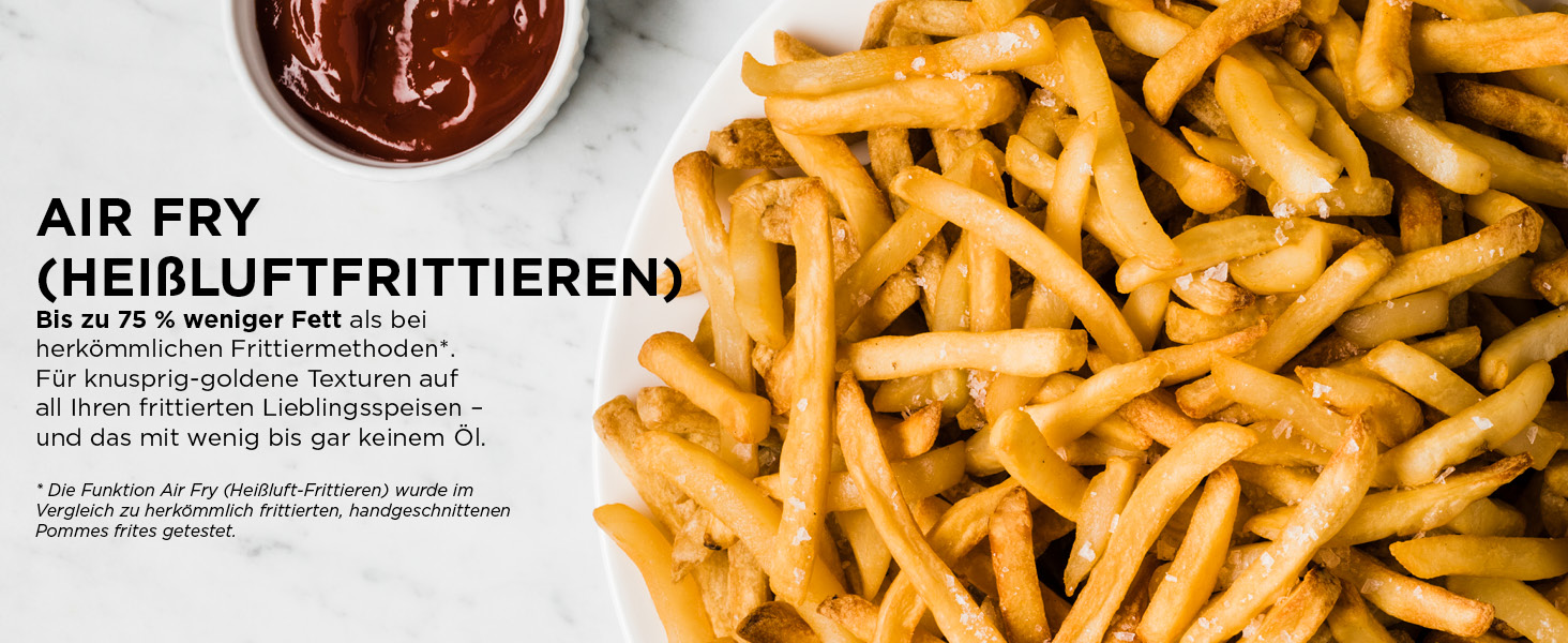 Фритюрниця повітряна Ninja Foodi Dual Zone AF200EU, 7.6 л, 4-в-1, чорна, з 2 зонами, антипригарне покриття