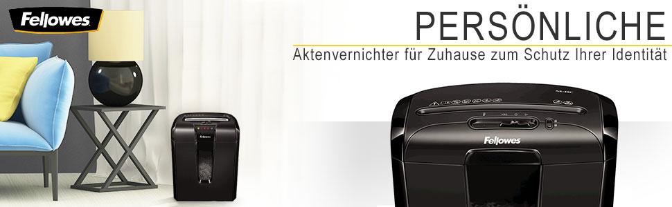 Fellowes LX50 – Шредер для офісу та дому, 8 листів, Cross Cut, 17л кошик, чорний