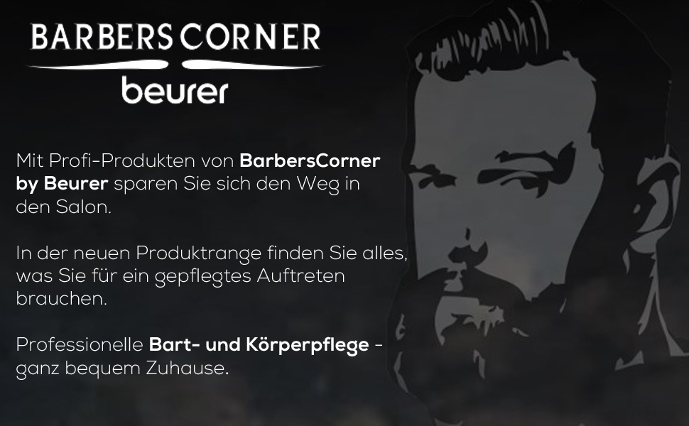 Тример для тіла Beurer HR 6000, вологе/сухе гоління, двостороннє лезо з нержавіючої сталі, регульований гребінець