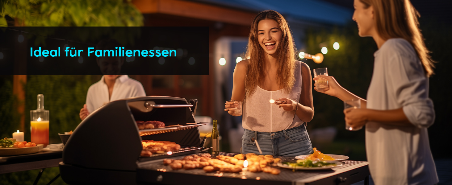 Бездротовий термометр Inkbird для м'яса з Bluetooth, IP67, 91м, для гриля, BBQ, духовки, копчення, ротисерії (INT-11X-B)