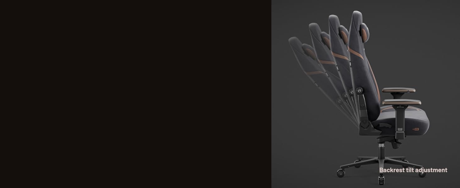 Ігровий крісло Diablo X-Eye 2.0: комфортний офісний стілець з регульованою підголівником та підлокітниками, чорний | Макс. 140 кг