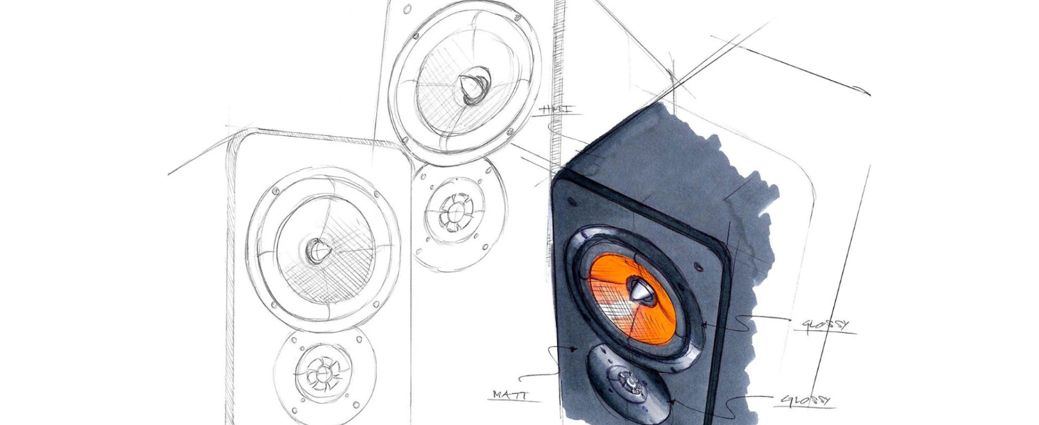 Компактна HiFi поличкова акустика, 2-смугова, фазоінвертор, точний звук - чорний, 20 -