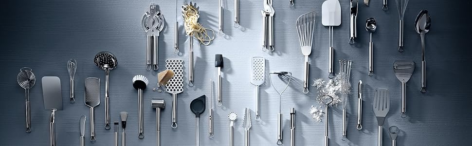 Прес для часнику WMF Profi Plus Cromargan, нержавіюча сталь, 17,5 см, для кухні