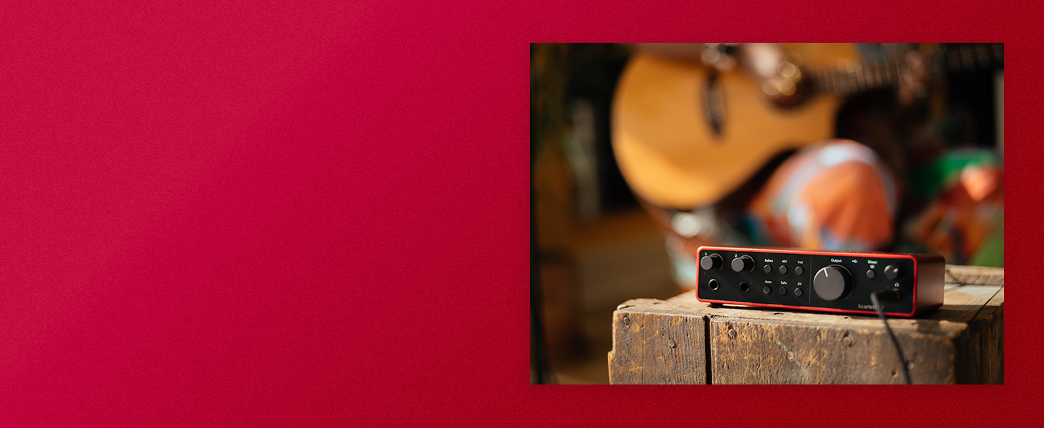 Аудіоінтерфейс Focusrite Scarlett 2i2 4-го покоління USB