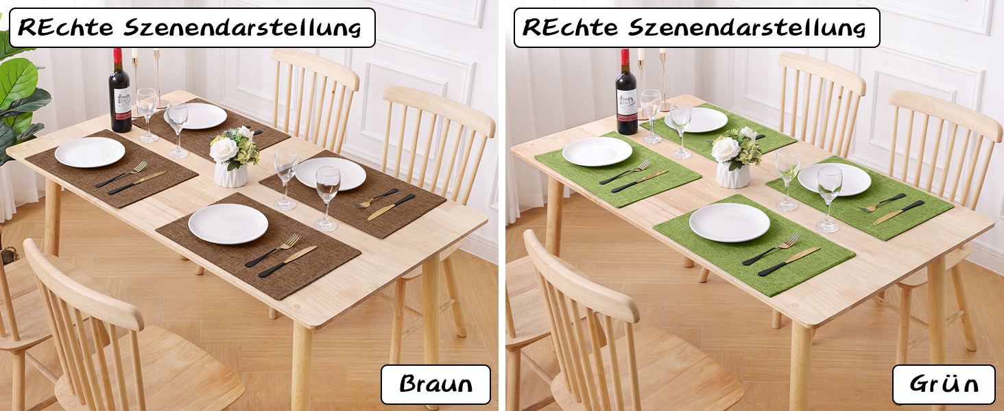 Набір тканинних серветок Homaxy 6 шт., бежеві, миючі, стійкі до нагрівання, антиковзаючі, двосторонні