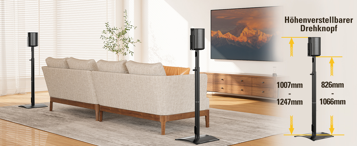 Настільна підставка-тримач Mounting Dream для колонок Sonos Era 100, Sonos One та Play:1