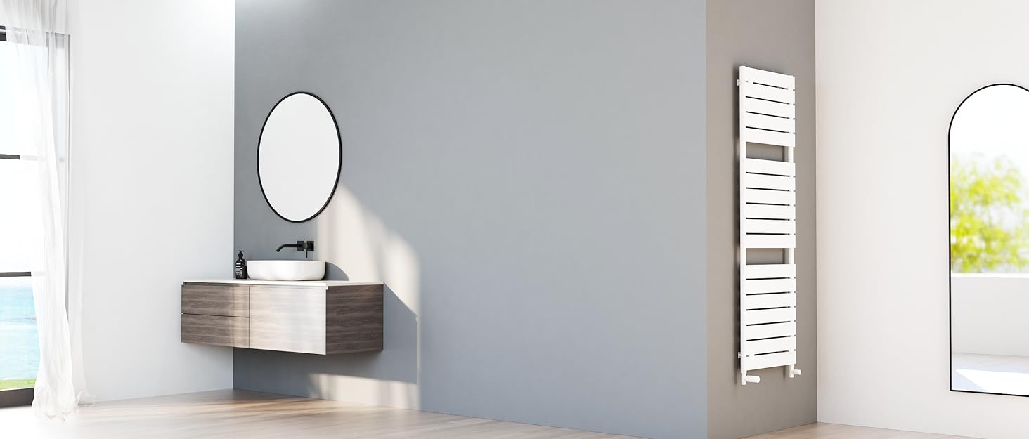 LED дзеркало для ванної кімнати з підсвічуванням 40x60 см, сенсорне керування, 3 кольори світла, IP67, енергозберігаюче A++