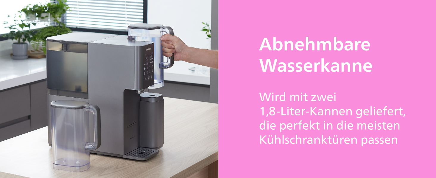 Фільтр для води зворотного осмосу Philips ADD6921DG/10 з охолодженням та підігрівом - видаляє до 110 забруднень, термін служби фільтра 1 рік