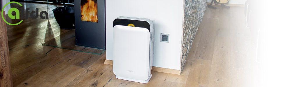 Повітряочисник ALR300 Comfort з HEPA-фільтром та активом вугіллям: видаляє запахи, пил, алергени, дим та інші забруднювачі. Підходить для приміщень до 60 м²