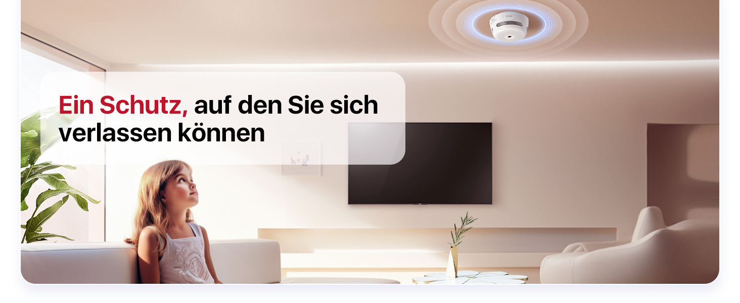 X-Sense Міні датчик диму з батареєю на 10 років та магнітним кріпленням, фотоелектричний, з кнопкою тестування/вимикання, XS01, 6 шт.