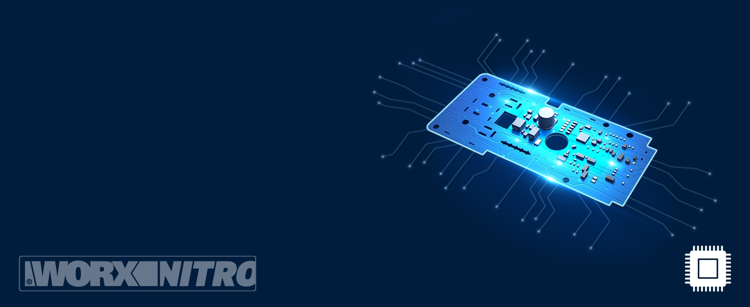 Акумуляторний газонокосарка WORX WG749E 40V PowerShare з радіоприводом, безщітковий двигун, ширина зрізу 46 см, 7 положень висоти зрізу, чорний (Modern), з акумулятором та зарядним пристроєм