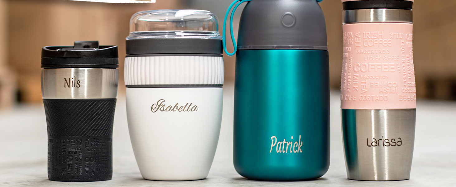 Термокружка Milu 450 мл, 370 мл з нержавіючої сталі, для кави 'to go', з подвійними стінками, не протікає, чорна