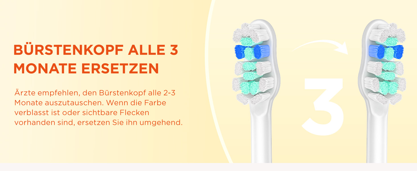 Електрична зубна щітка звукового типу для дорослих та дітей Rosenrot, 5 режимів, 3 інтенсивності, таймер, 8 насадок, етитуй