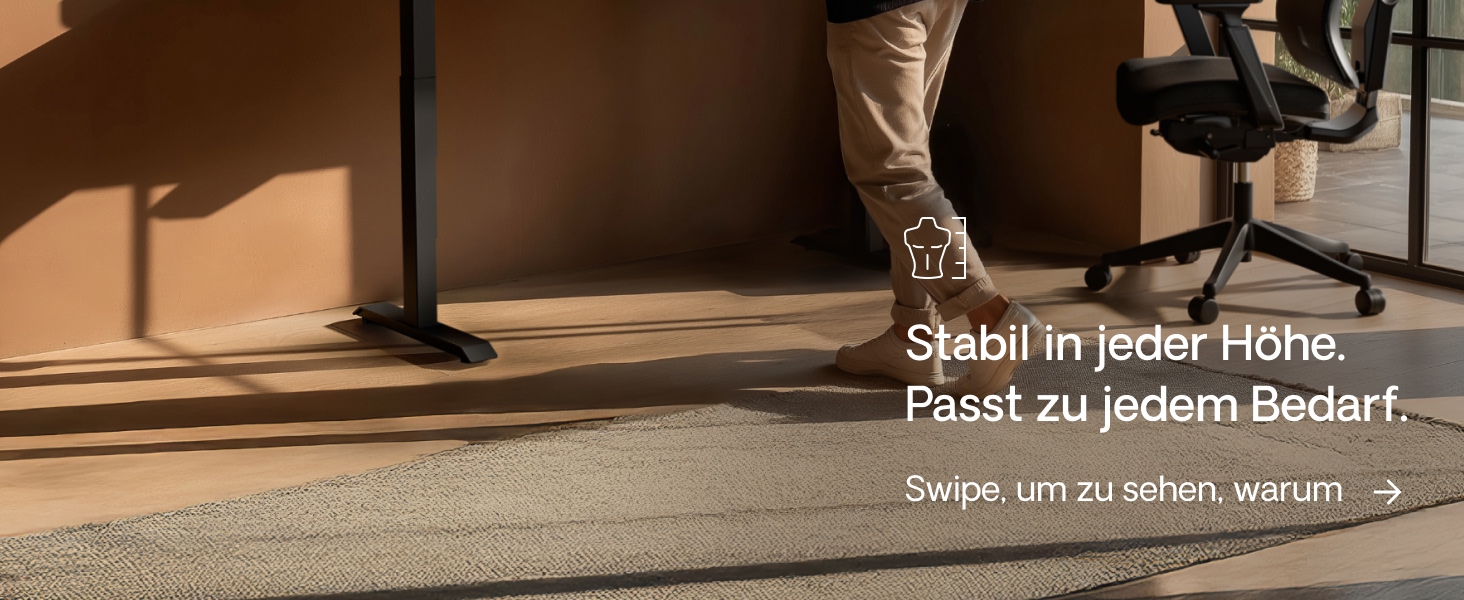 Регульований стіл Desktronic Homeone 160x80 см – електричний, з USB-портами, чорний + білий