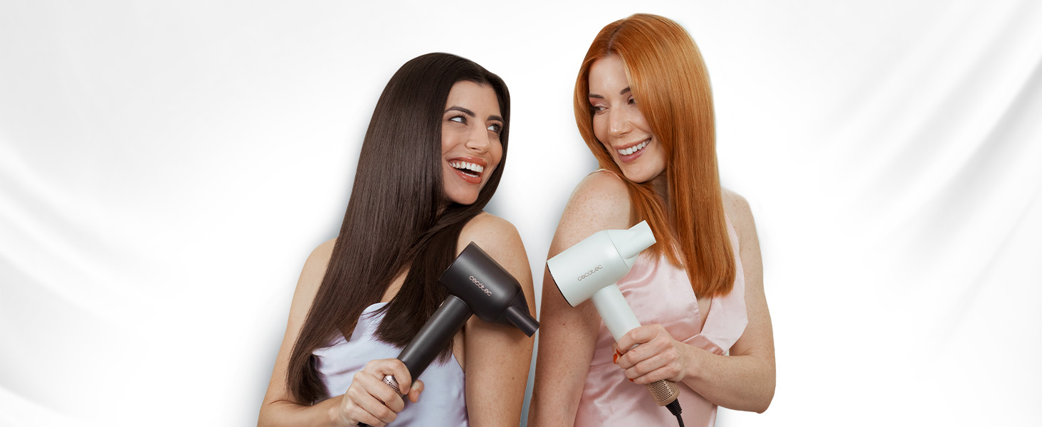 Фен Cecotec Ionicare Rockstar Nano Iontech Champagne з плазмою, 110 000 об/хв, дисплеєм та функцією збереження налаштувань