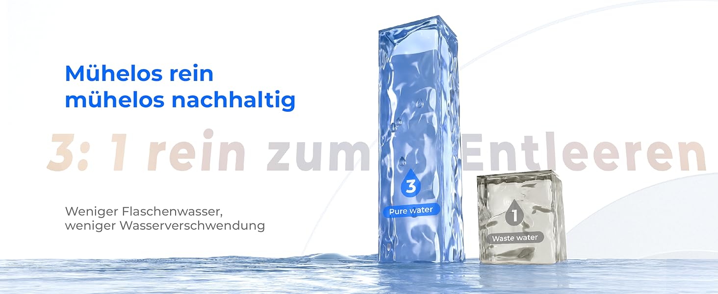 Система зворотного осмосу Waterdrop CoreRO для встановлення на стільницю з миттєвим гарячим водопостачанням, 5 температурних опцій, 6-ступенева фільтрація, 3:1 чиста вода до відпрацювання, зменшує PFAS, без встановлення, WD-C1H