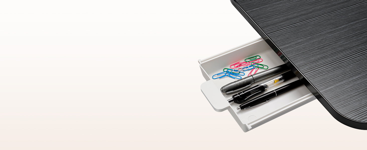 Стіл для ноутбука в ліжко/на диван, складаний, з USB-портами та відділенням для чашки, 60 x 40 см, чорний