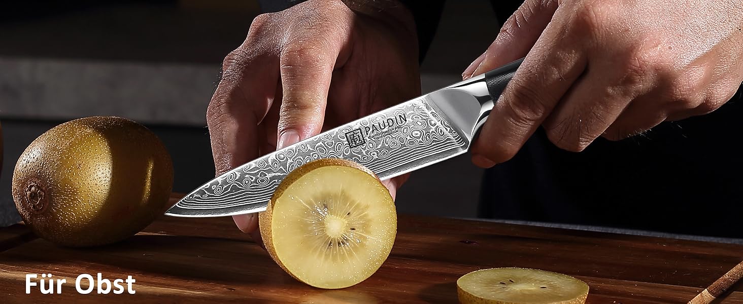 Ніж PAUDIN для м'яса, кухаря та обробки продуктів, 20 см, з високоякісної сталі, ергономічна ручка