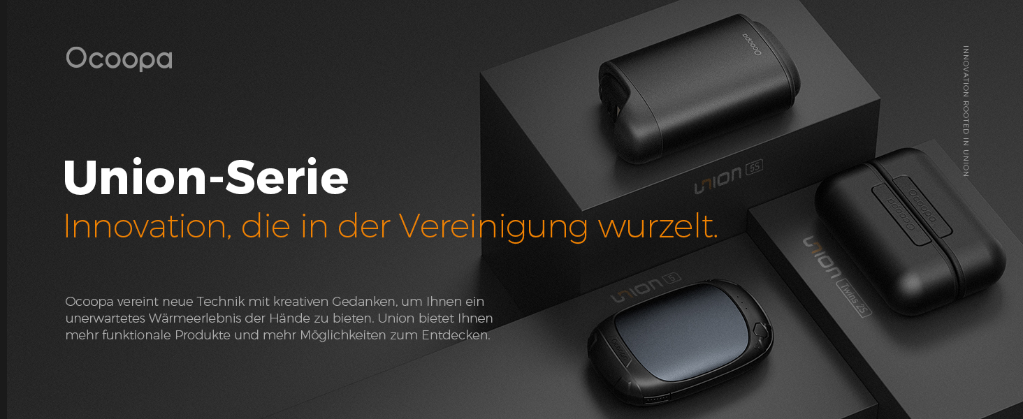 Електричний грілка для рук OCOOPA MagTwins (Рожевий), 10000 mAh, 4 режими нагріву, USB Powerbank, 2 шт.