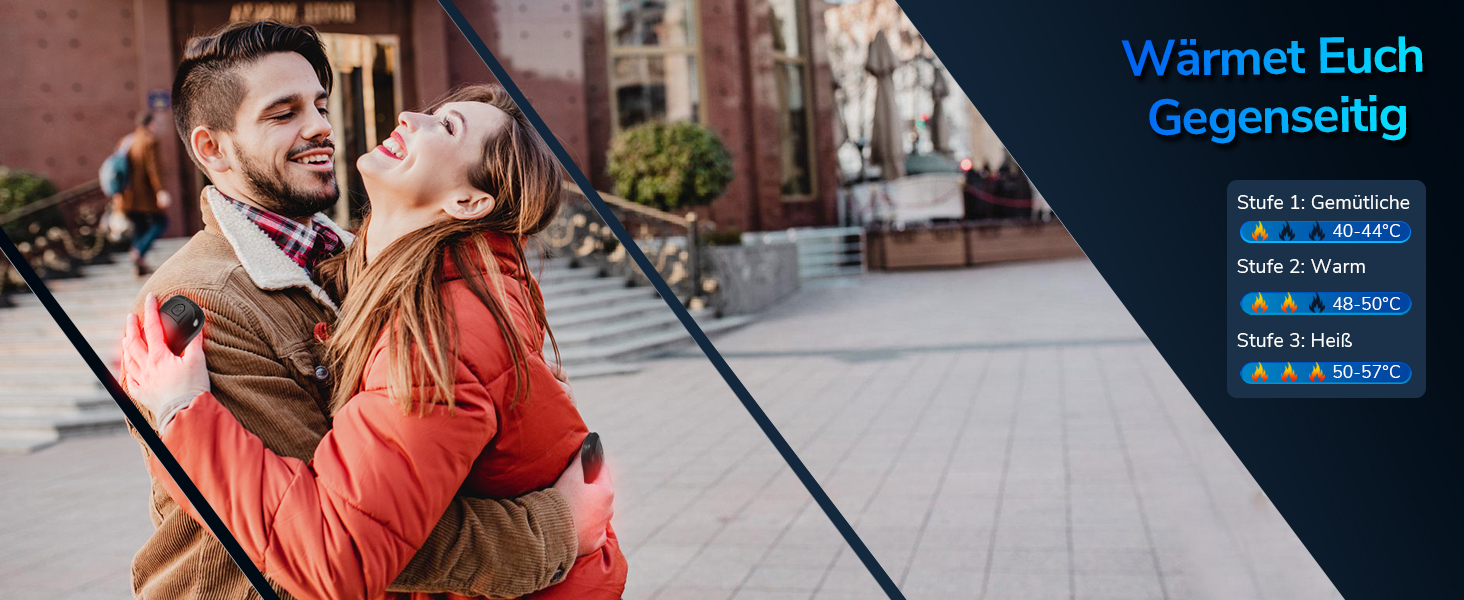 Електричний нагрівач для рук, перезаряджуваний, USB, 2 шт. (блакитний)