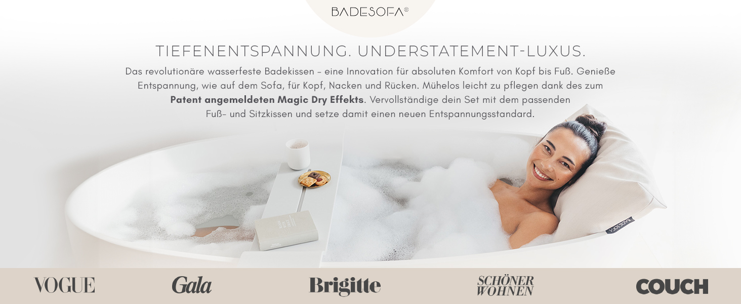 Подушка для ванни BADESOFA® | Преміум-якість | Швидковисихаюча | Зручна | Підходить для будь-якої ванни | Зелена | Маде ін EU | Можна прати