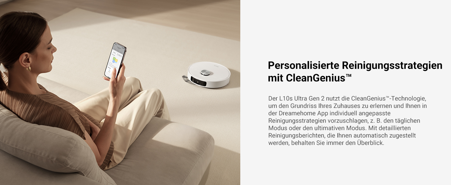 Робот-пилосос Dreame L10s Ultra Gen 2 з функцією миття, технологія RoboSwing™ та потужністю 10 000 Pa Vormax™, режим для тварин, автоматична станція, потужне прибирання килимів