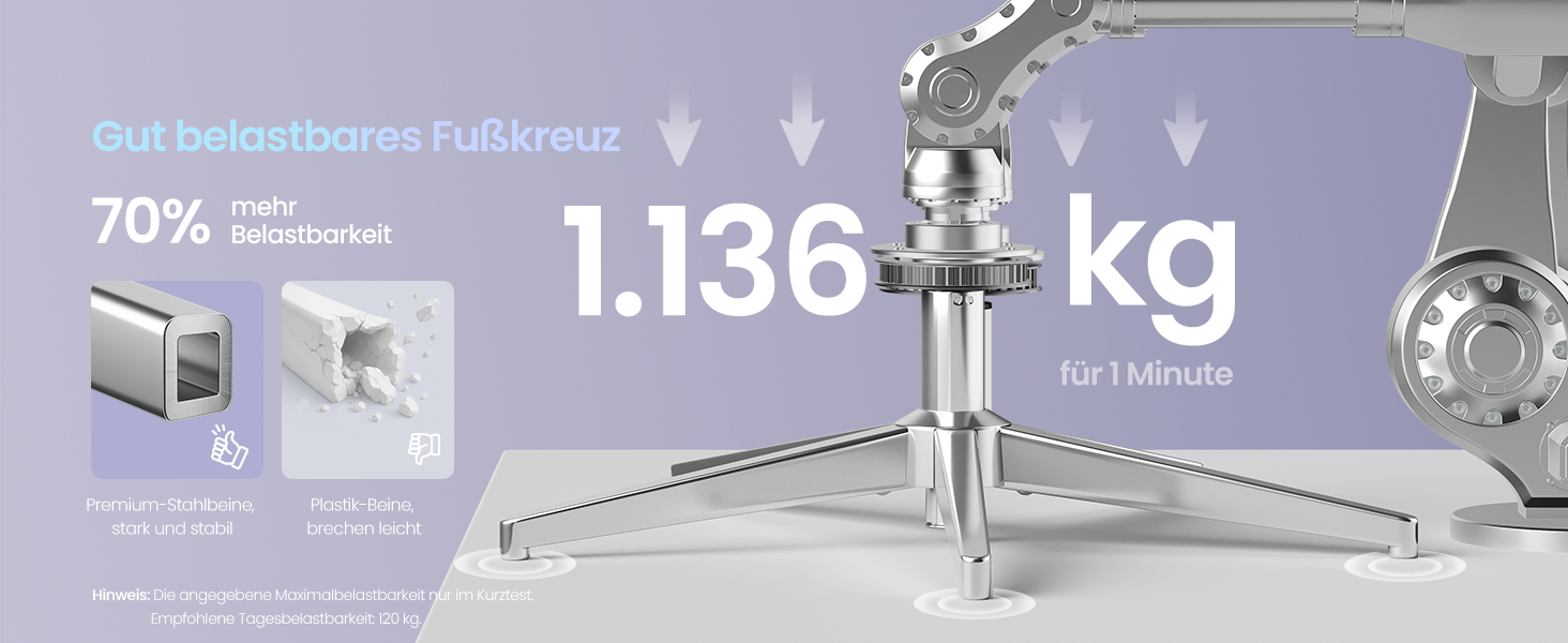 Офісний стіл SONGMICS: ергономічне крісло з регульованою поперековою підтримкою, підголівником та підлокітниками, до 150 кг, чорний OBN067BH01