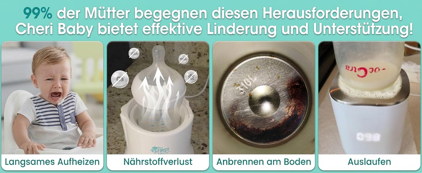 Портативний підігрівач пляшечок для дитини, швидкий нагрів, акумулятор 12000mAh, 2 режими нагріву (молоко/вода), об'єм 355мл, кришка з трубочкою