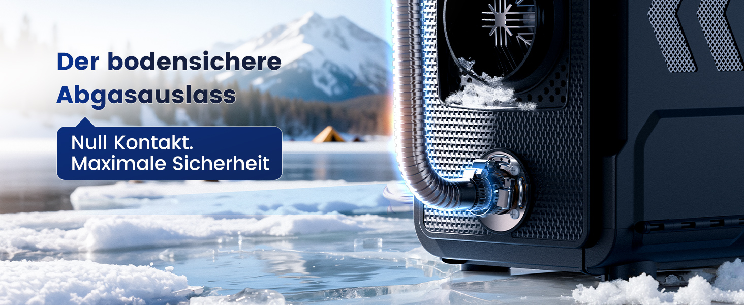 Портативна дизельна повітряна теплова гармата Toolbox 2S 8kW, 220-240V AC / 12/24V DC, з Bluetooth, 6л бак, автоматичний старт/стоп, 2025