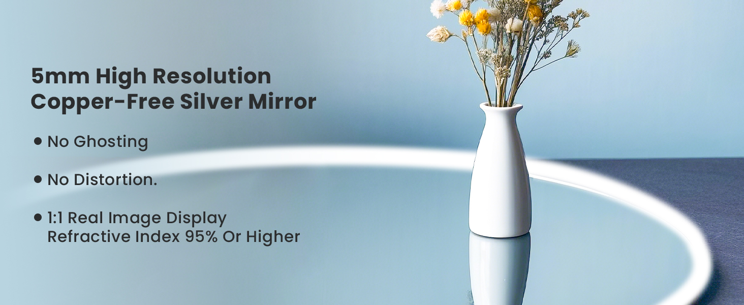 Дзеркало для ванної кімнати Habison з підсвічуванням 70x70 см, LED, з годинником та сенсорним вимикачем, регулювання яскравості, тепле/холодне/нейтральне світло, антизапотівання, 3-кратне збільшення