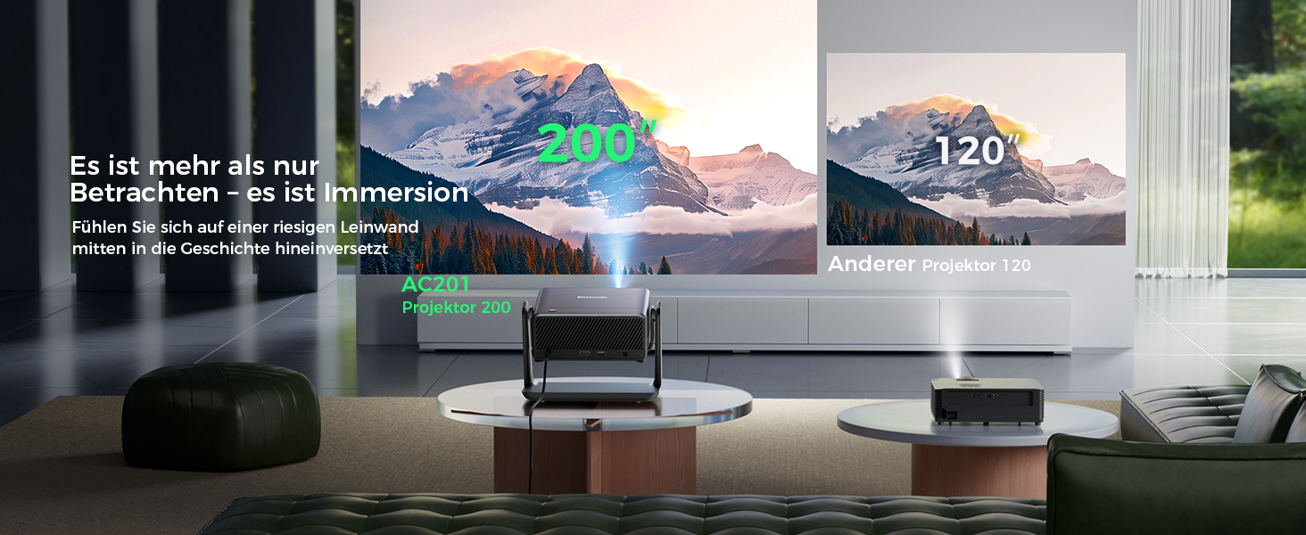 Проектор Beamer 4K з Wi-Fi 6 та Bluetooth, 28000 Люмен, електричний фокус, підтримка Netflix, 10000+ Apps, для дому та на вулицю