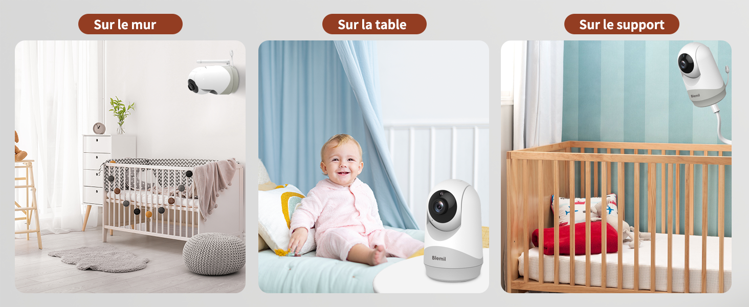 Радіоняня Blemil з камерою та аудіо, екран 5