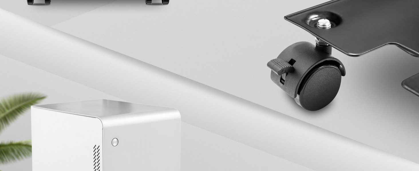 Підставка для комп'ютера RICOO на роликах: мобільний стійкий стенд для ПК, сервера та робочого місця