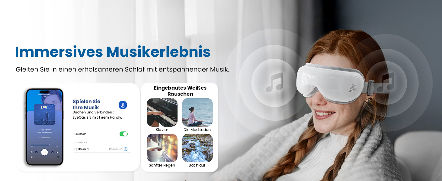 Масажер для очей BOB AND BRAD EyeOasis 3 Elite з підігрівом та охолодженням, маска для очей при мігрені, сухість очей, зняття стресу, покращення сну, подарунок для жінок та чоловіків