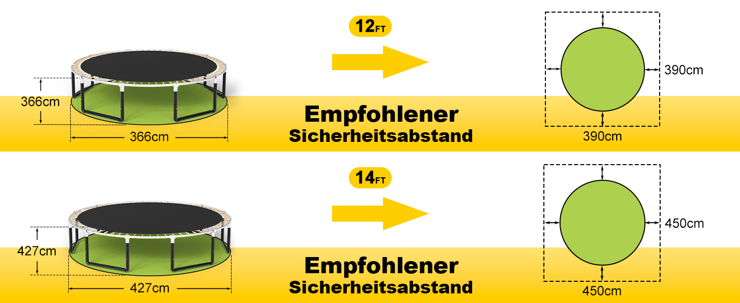 Батут садовий Devoko з сіткою та баскетбольним кільцем, діаметр 305 см, до 150 кг - для дітей та дорослих, чорний