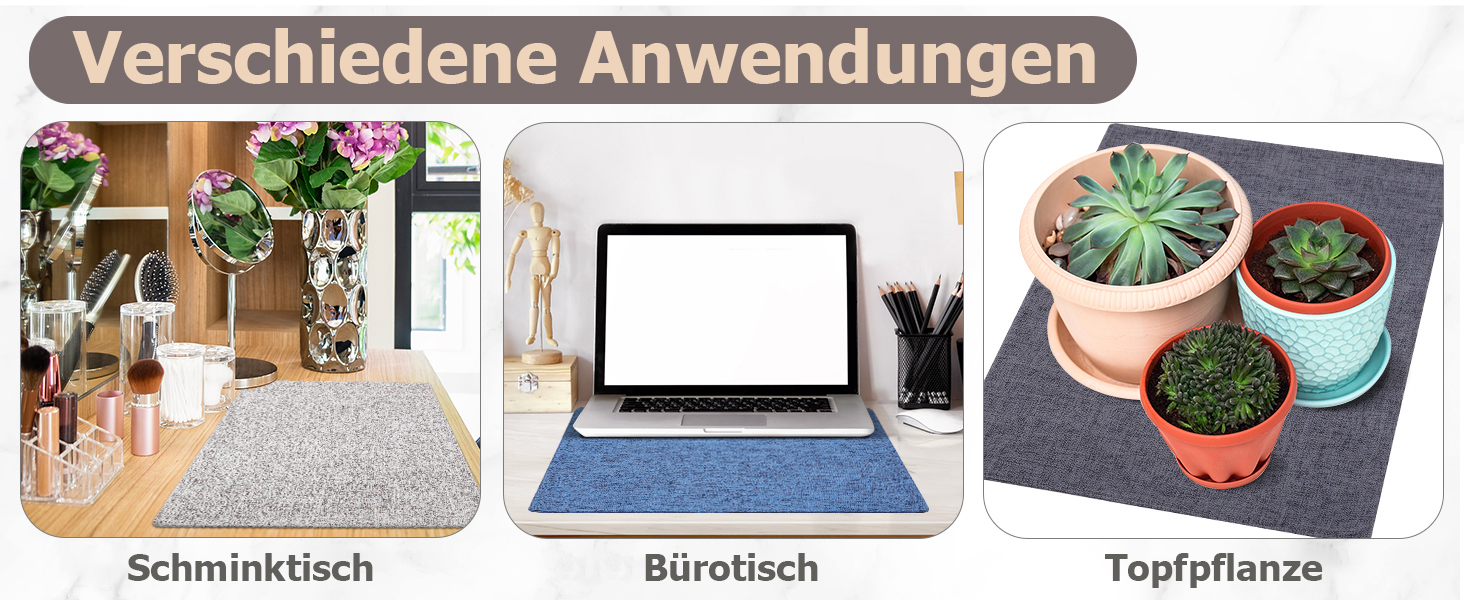 Набір тканинних серветок Homaxy 6 шт., бежеві, миючі, стійкі до нагрівання, антиковзаючі, двосторонні