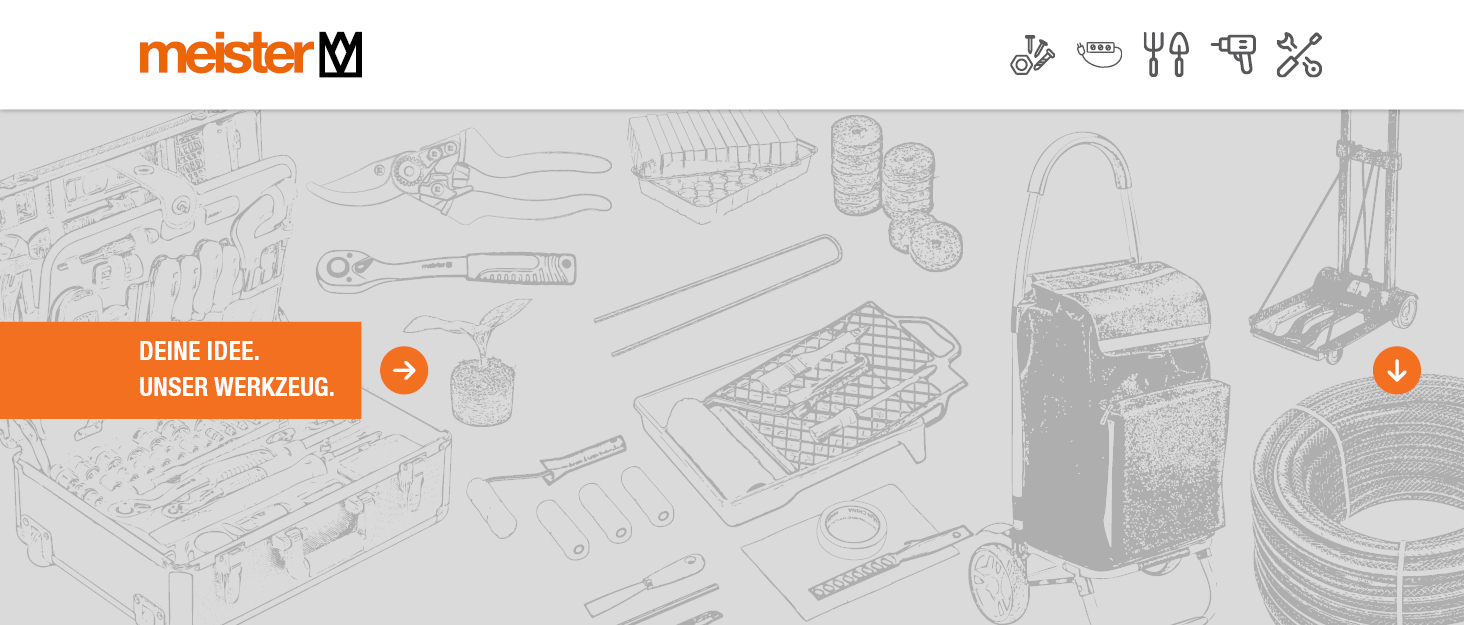 Набір інструментів Meister 156 предметів у візку на колесах з телескопічною ручкою - професійний кейс для інструментів, чорний/сріблястий, 8971440