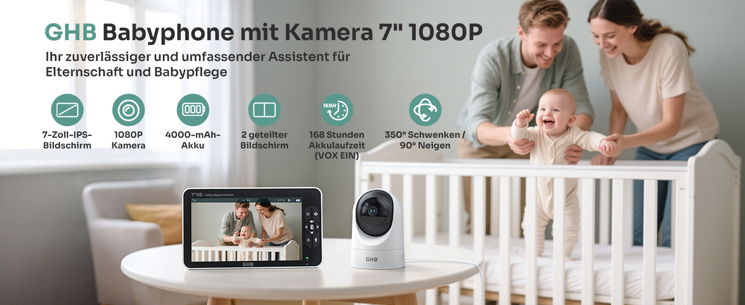 Відеоняня GHB з камерою 7