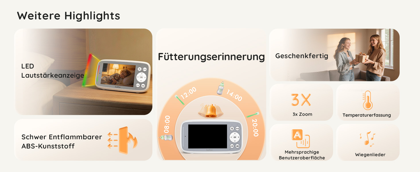 Відеоняня Boifun з камерою, 4